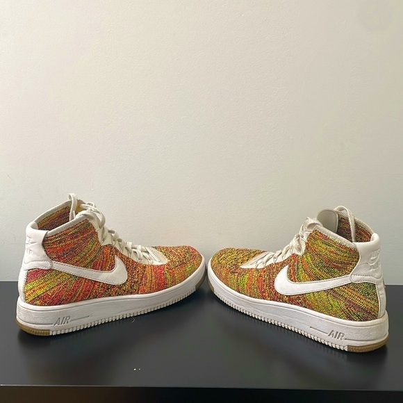 Nike Air Force 1 mid Ultra Flyknit Multi-Color size men’s 8 (41) - Picture 5 of 12